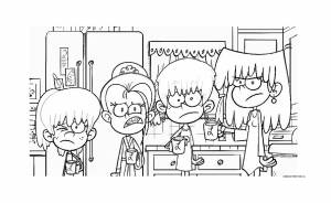 Мой шумный дом раскраска