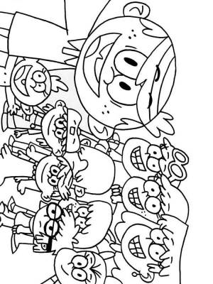 Раскраски Мой шумный дом