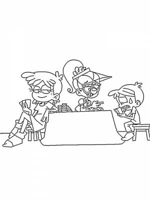 Раскраски Мой шумный дом   в формате