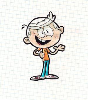 Иллюстрация Линкольн Лауд amp;Мой шумный домamp;