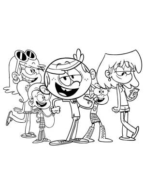 Раскраски мой шумный дом