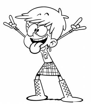 Мой шумный дом раскраска