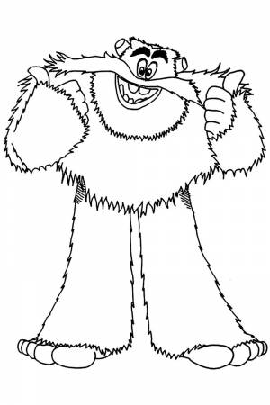 Раскраски Смолфут