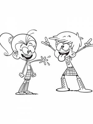 Раскраски Мой шумный дом   в формате