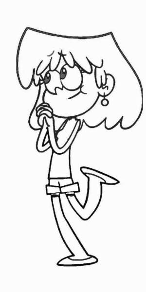 Луана раскраска