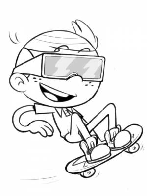 Раскраски Мой шумный дом   в формате