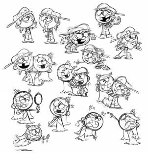 Мой шумный дом раскраска