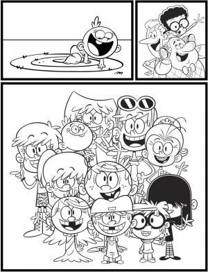 Раскраски мой шумный дом