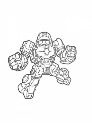 Картинка Металионы  раскраску для детей