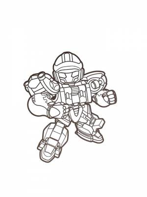 Раскраска Металионы для мальчиков