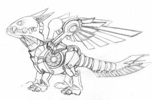 Рисунки робот скричеры