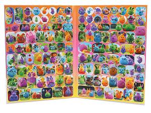 Раскраска Солнечные зайчики 12 наклеек чб внутри  Украина