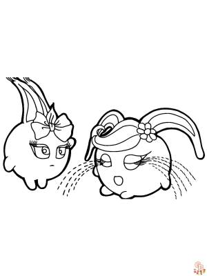 Раскраски Солнечные зайчики для печати и