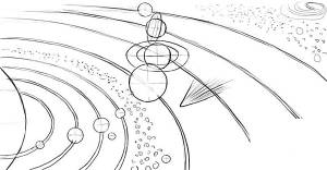 Раскраска солнечная система