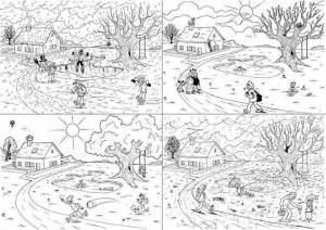 Картинки признаки лета раскраски