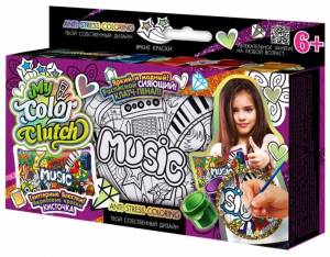 Danko Toys Пенал-раскраска My Color Clutch Музыка