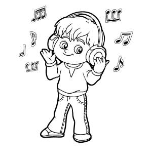 Раскраски Раскраска Хорошая музыка