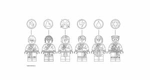 Раскраски фильм Лего ниндзяго