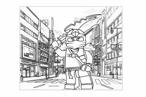 Раскраски фильм Лего ниндзяго