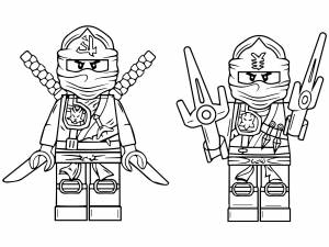 Лего ниндзяго раскраски