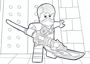 Раскраски ниндзя из лего ниндзяго