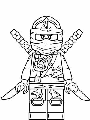 Раскраски Лего Ниндзяго   в формате