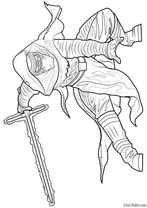 Раскраски Раскраска Герой звездного война Персонажи из фильмов лего ниндзя го