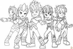 Gormiti Раскраски