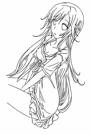 Раскраска Аниме История