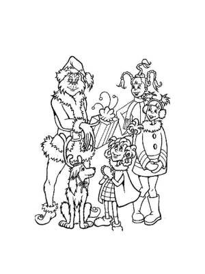 Раскраски Гринч