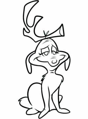 Раскраска Собака Гринча