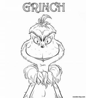 Раскраски Гринча