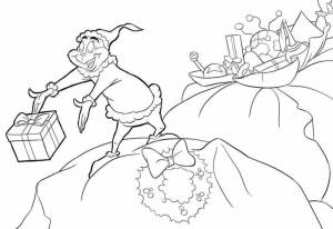 Раскраски Гринч похититель рождества