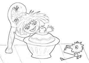 Раскраски Антошка