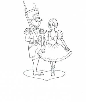 Раскраска Оловянный солдатик