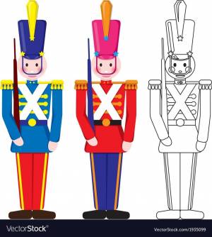 Рисунки игрушка солдатик