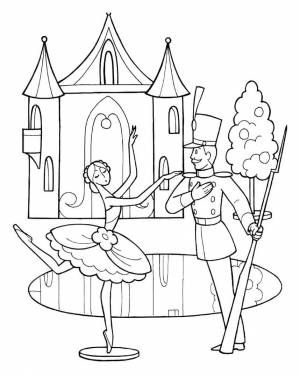 Стойкий оловянный солдатик раскраска для детей