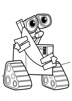 Раскраска Валли