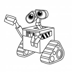 Валли раскраска для детей