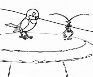 Тараканище рисунок для детей