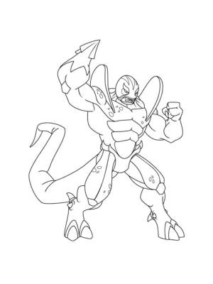 Раскраска Монстр из Гормити