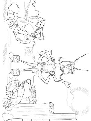 Раскраски Тараканище