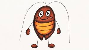 ТАРАКАН* Как легко нарисовать ТАРАКАНА, простые идеи для срисовки