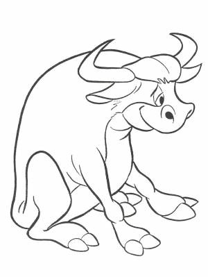 Раскраска Фердинанд