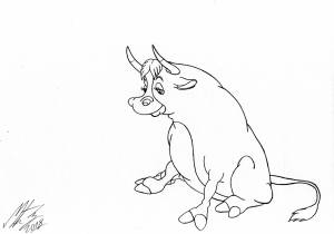 Раскраска фердинанд