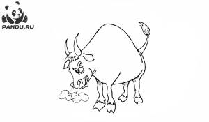 Раскраска Фердинанд