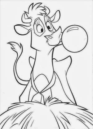 Фердинанд раскраска