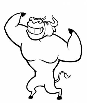 Фердинанд раскраска