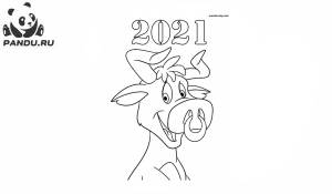 Раскраска Фердинанд