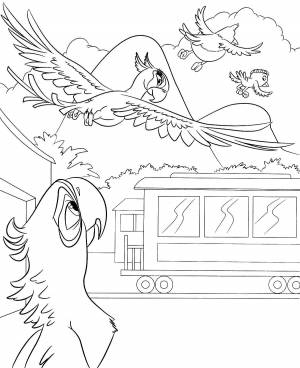 Раскраски линда, Раскраска Линда благодарит фернандо рио